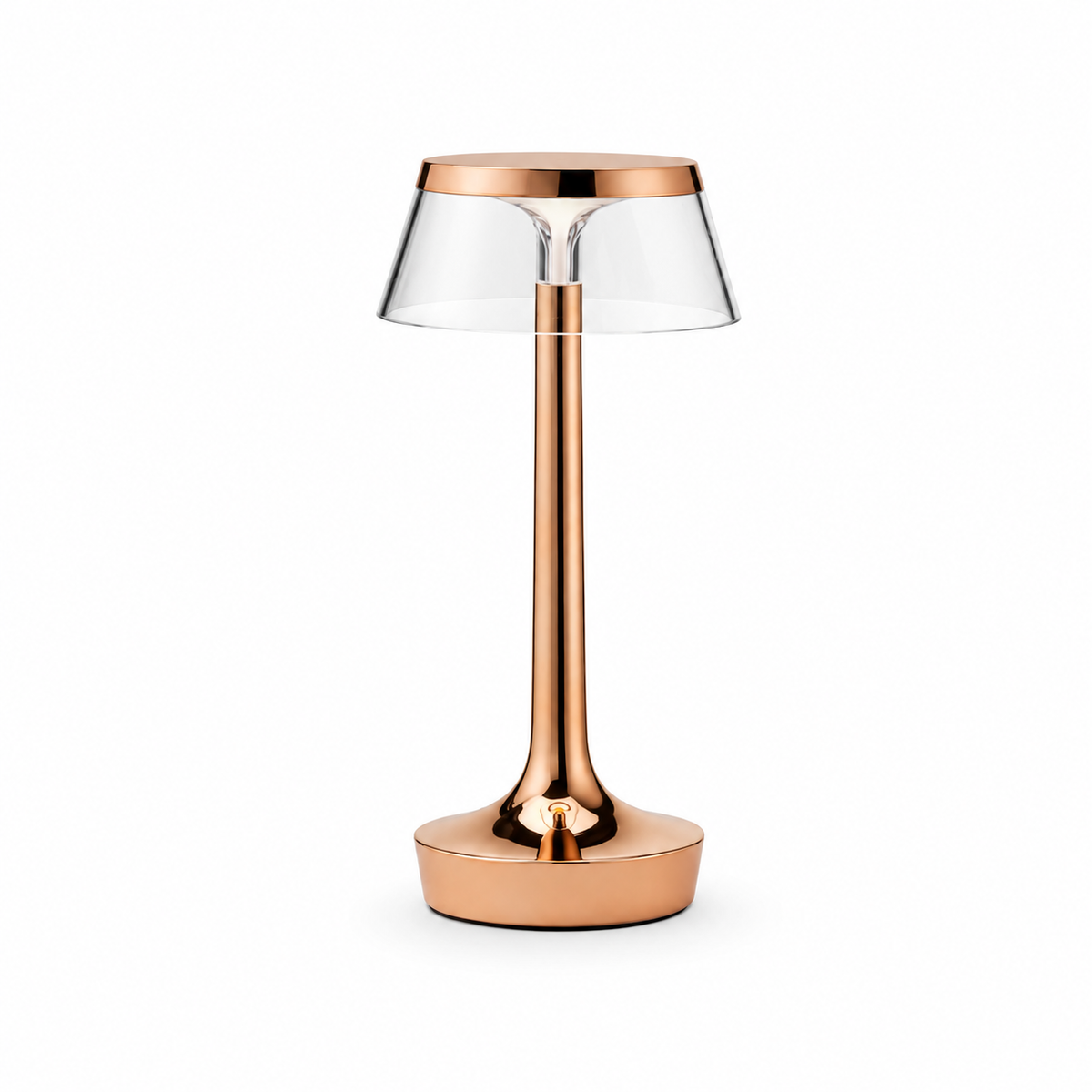 Portable Minimalist LED Table Lamp | Modern Cordless Illumination – Copper Finish