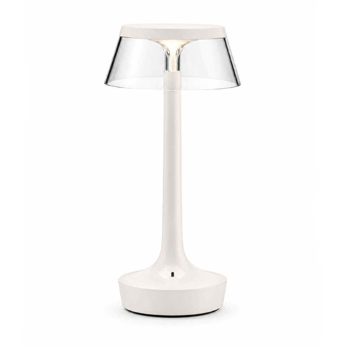 Portable Minimalist LED Table Lamp | Modern Cordless Illumination – Matte Off-White Finish
