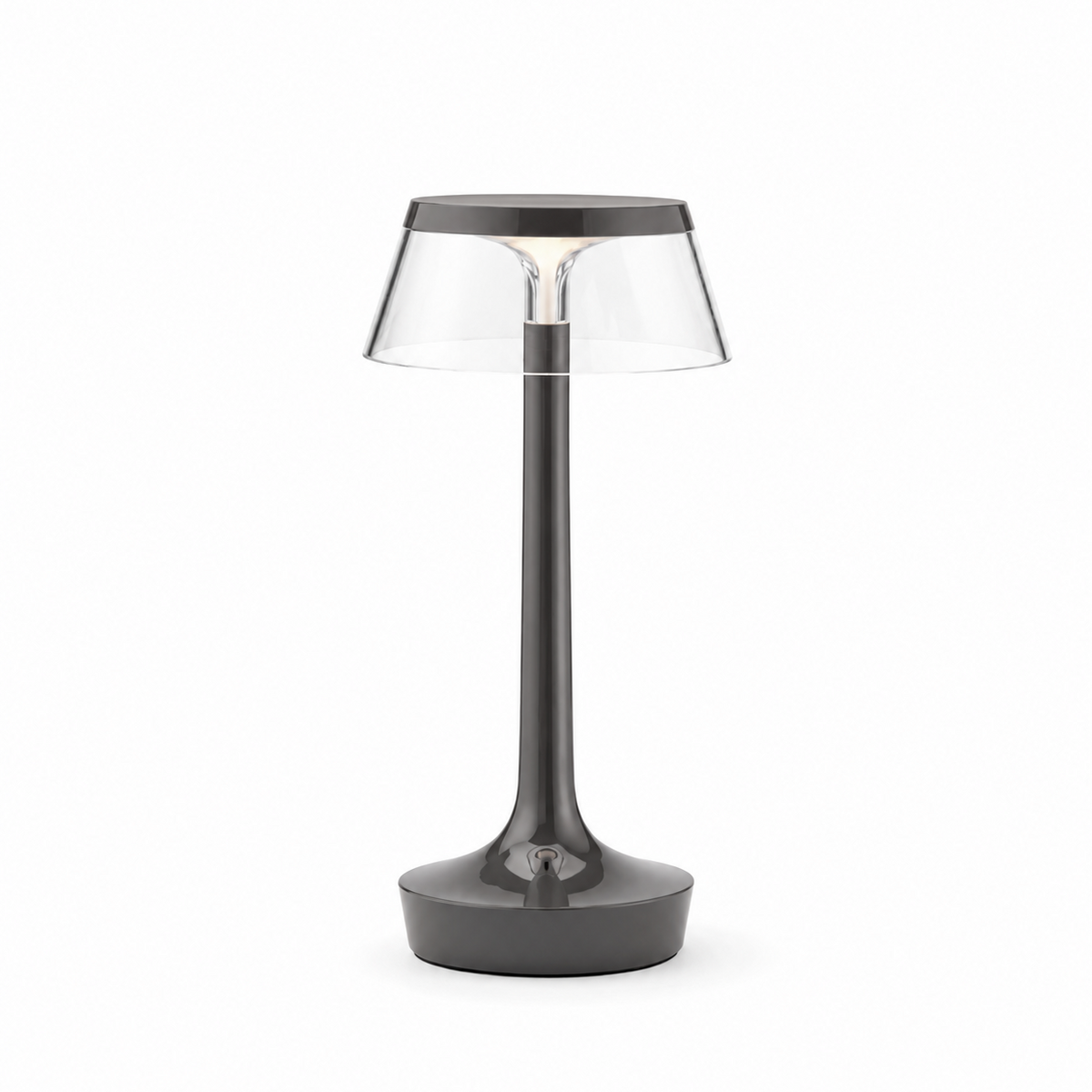Portable Minimalist LED Table Lamp | Modern Cordless Illumination – Matte Grey Finish