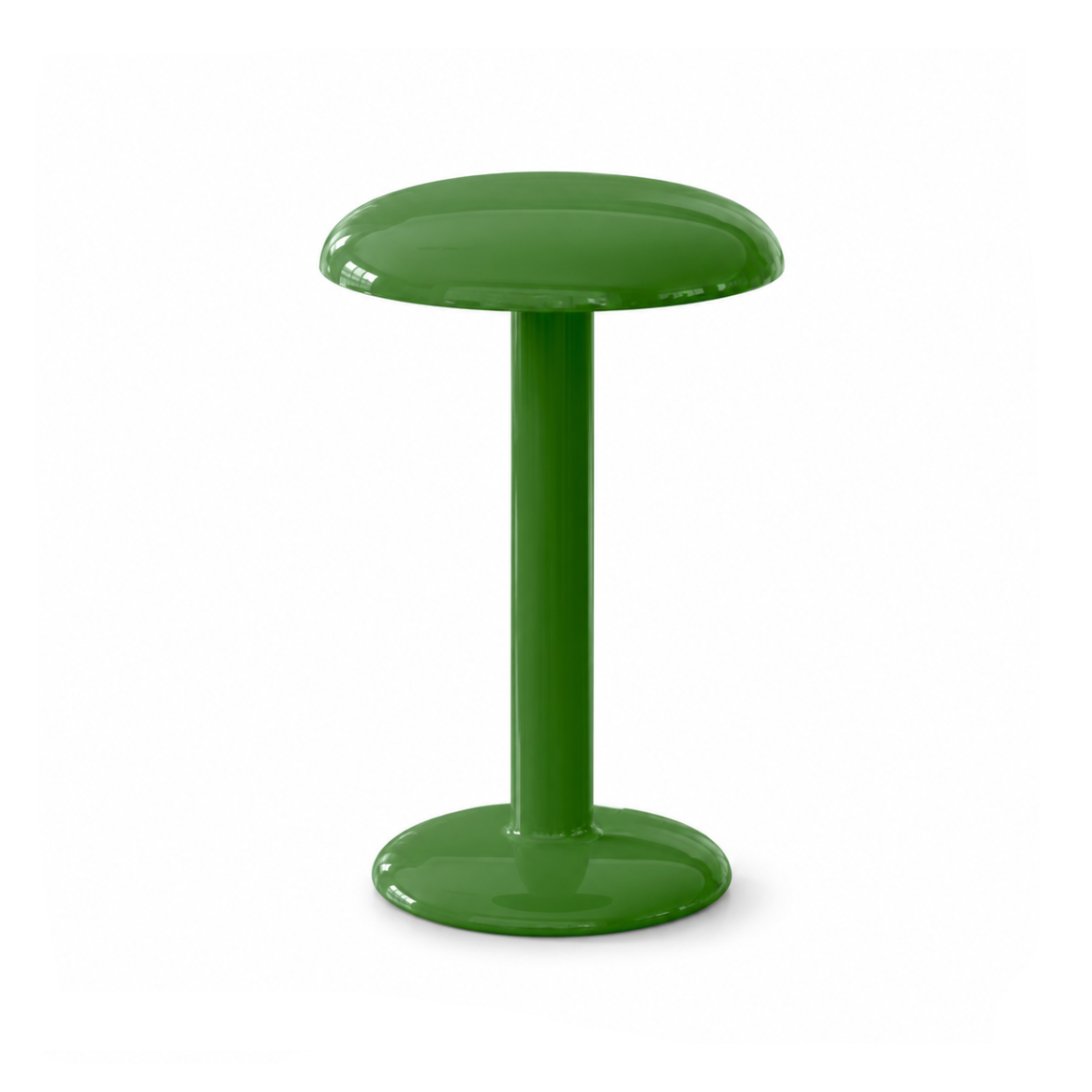Portable Compact LED Table Lamp | Modern Cordless Illumination – Lacquered Green