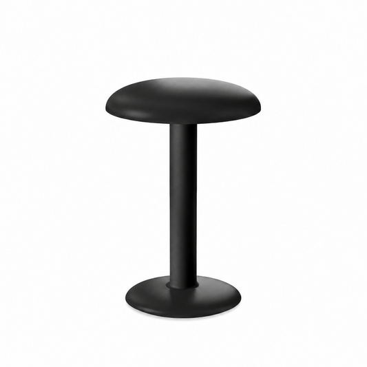 Portable Compact LED Table Lamp | Modern Cordless Illumination – Matte Black Finish