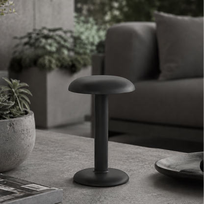 Portable Compact LED Table Lamp | Modern Cordless Illumination – Matte Anthracite Finish