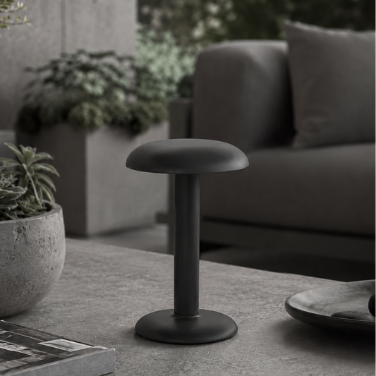 Portable Compact LED Table Lamp | Modern Cordless Illumination – Matte Anthracite Finish