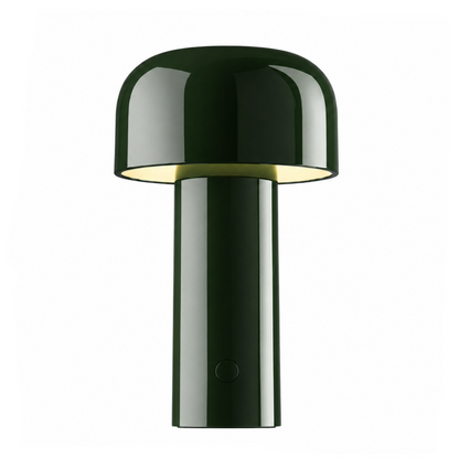 Portable Compact LED Table Lamp | Modern Cordless Illumination – Glossy Green Finish