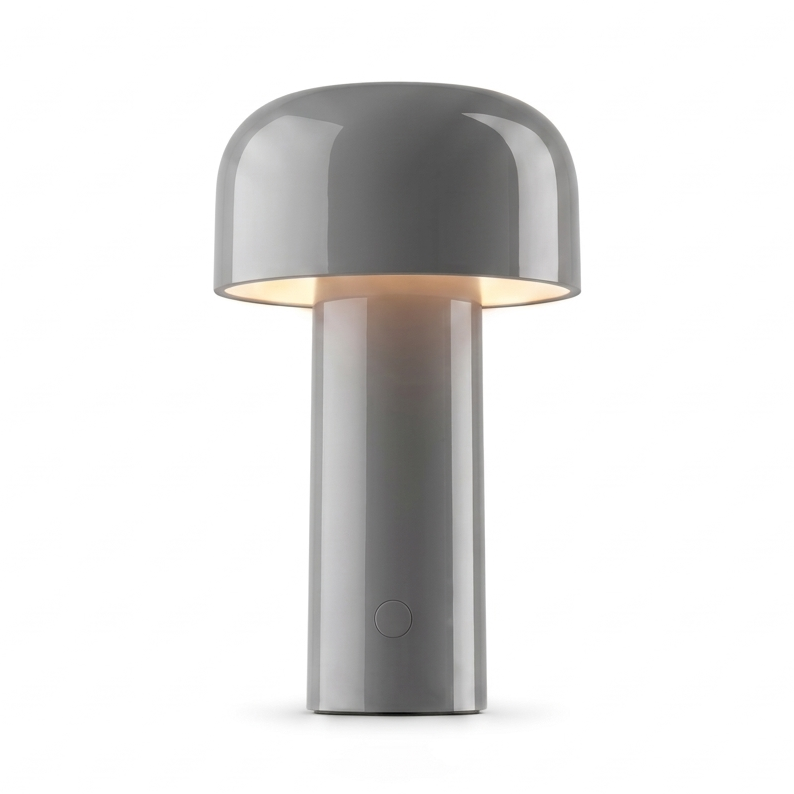 Portable Compact LED Table Lamp | Modern Cordless Illumination – Grey Finish